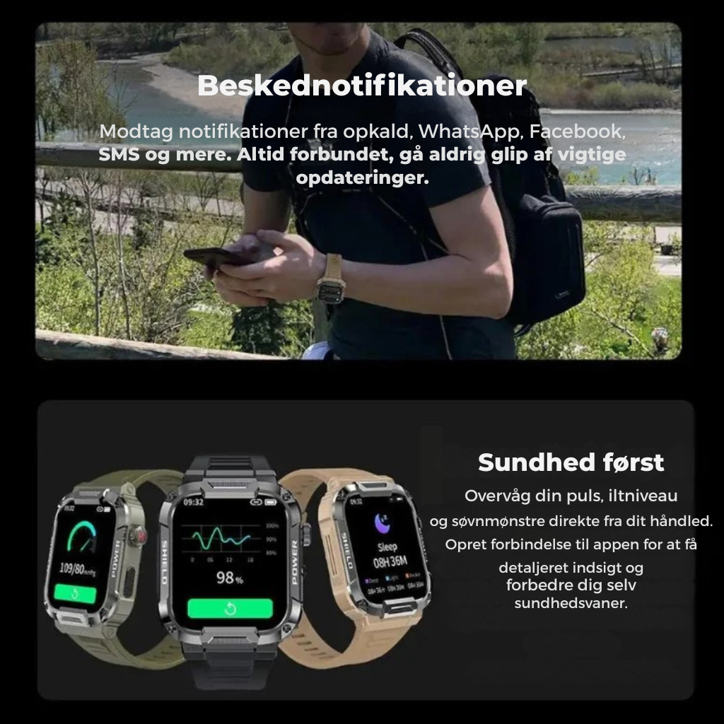 NordTitan™ | Den Uknuselige Smartwatch
