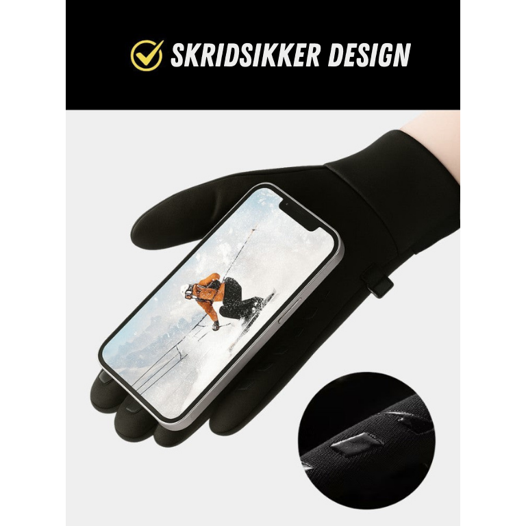 HydroGrip™ Handsker | Fuldstændig vandtætte – varme hænder i alt vejr