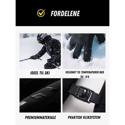 HydroGrip™ Handsker | Fuldstændig vandtætte – varme hænder i alt vejr