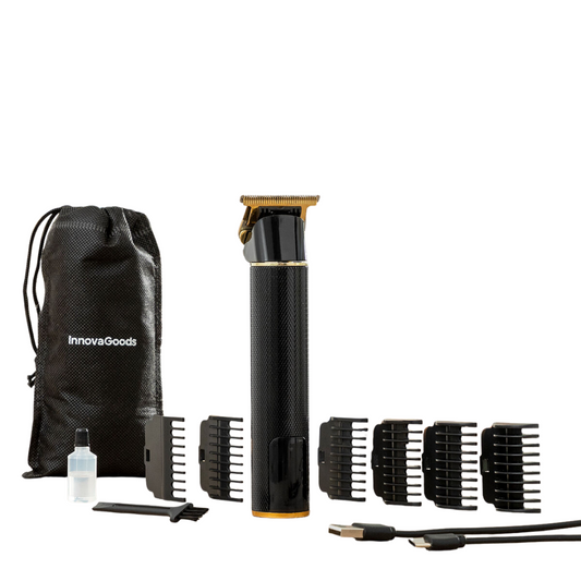 Professionel hårklipper med LCD & 6 kamme